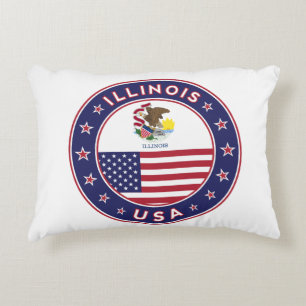 Illinois Prydnadskudde