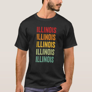 Illinois Rainbow Illinois State T Shirt