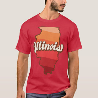 Illinois Retro T Shirt