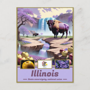 Illinois Reverie: Surreal State Showcase Vykort
