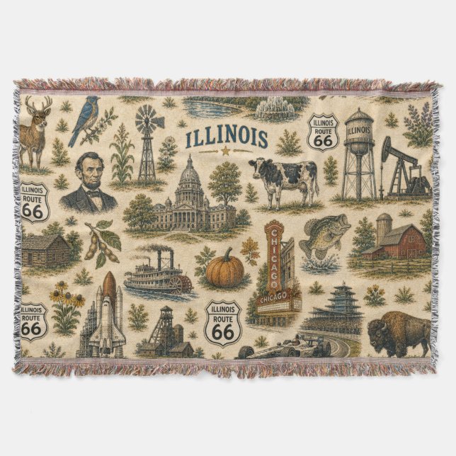 Illinois Route 66 Midwest Mys Filt (Framsidan)