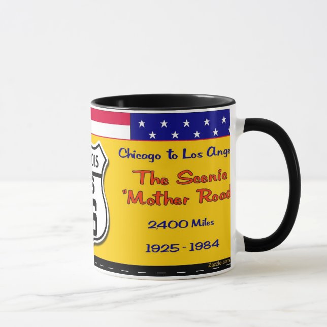 Illinois - rutt 66 mugg (Höger)