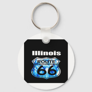 Illinois rutt 66 nyckelring