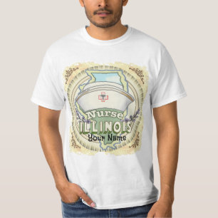Illinois Sjuksköterska T Shirt