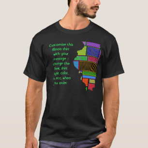 Illinois skjorta - anpassningsbar med val eller t-shirt