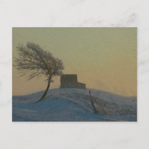 Illinois Snö Storm Vykort