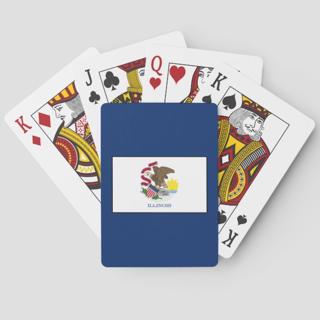 Illinois Spel Kort (Baksidan)