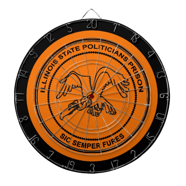 Illinois State Politikar-fängelset Darttavla (Framsidan)