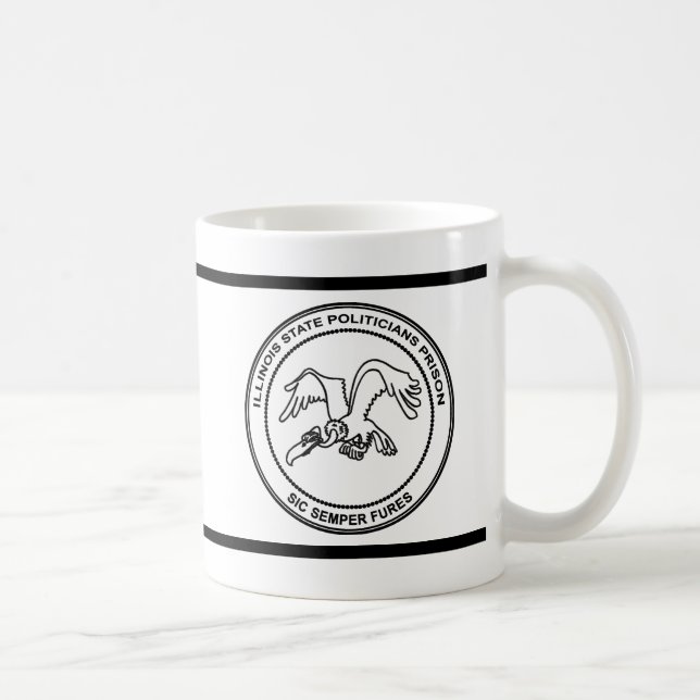 Illinois State Politikar-fängelset Kaffemugg (Höger)
