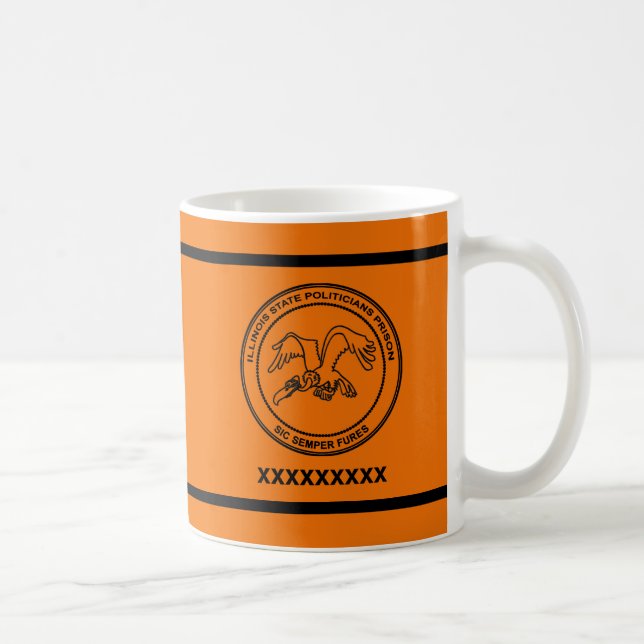 Illinois State Politikar-fängelset Kaffemugg (Höger)