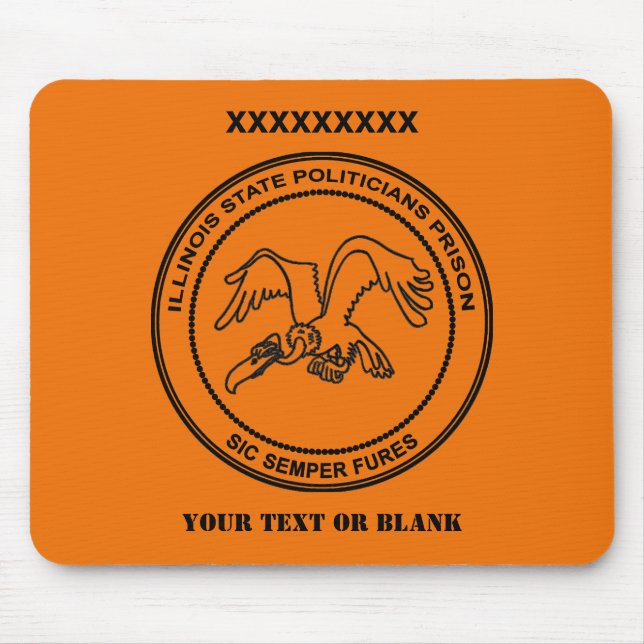 Illinois State Politikar-fängelset Musmatta (Framsidan)