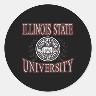 Illinois State Redbird Laurels Runt Klistermärke