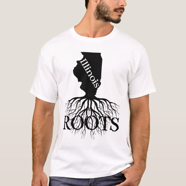 Illinois State Roots Women's eller Manar Shirt T Shirt (Framsida)