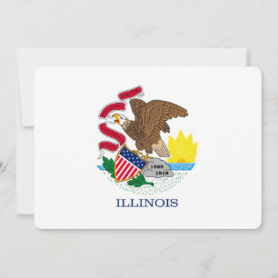 Illinois Statlig flagga Design