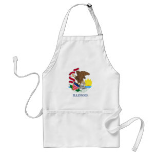 Illinois Statlig flagga Design Förkläde
