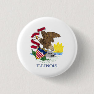 Illinois Statlig flagga Knapp