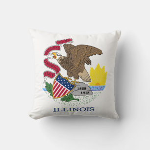 Illinois Statlig flagga Kudde