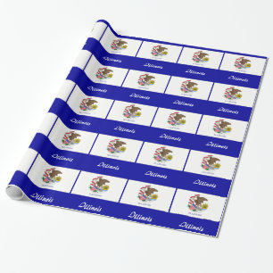 Illinois statlig flagga presentpapper