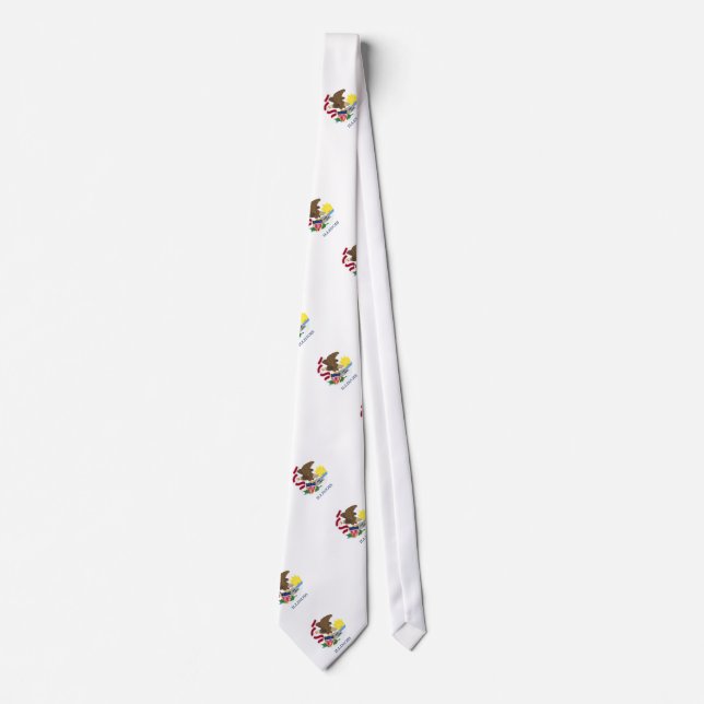 Illinois statlig flagga slips (Framsida)