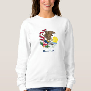 Illinois Statlig flagga T Shirt