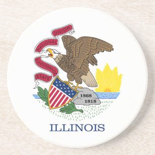 Illinois Statlig flagga Underlägg