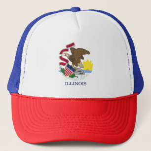 Illinois statsflagga keps