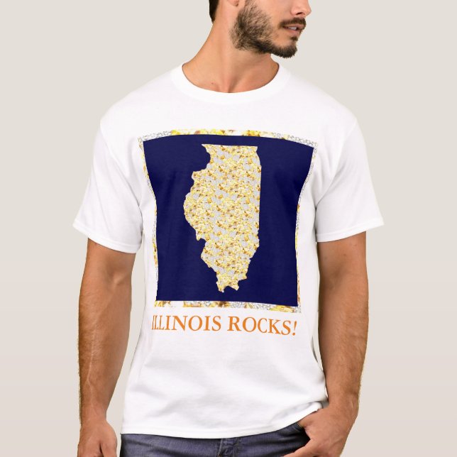 ILLINOIS STEN T SHIRT (Framsida)