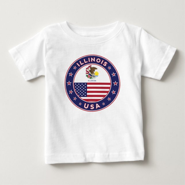 Illinois T Shirt (Framsida)