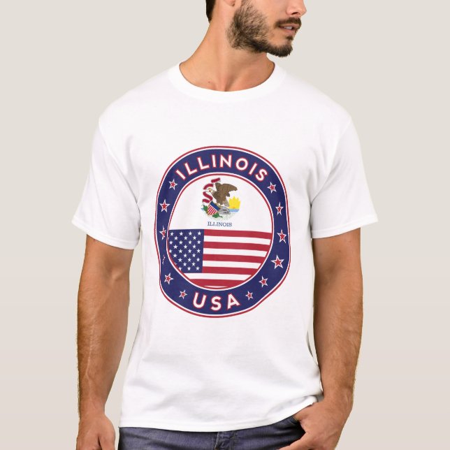 Illinois T Shirt (Framsida)