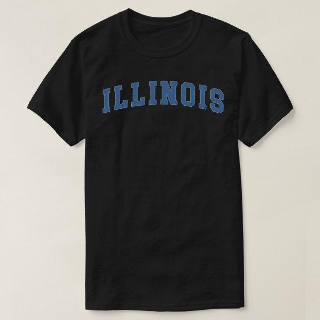Illinois-tillstånd T Shirt (Design framsida)
