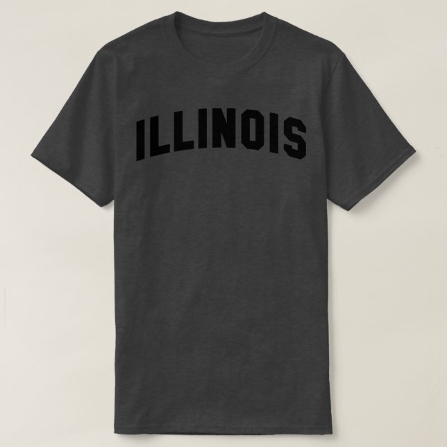 Illinois TShirt T Shirt (Design framsida)