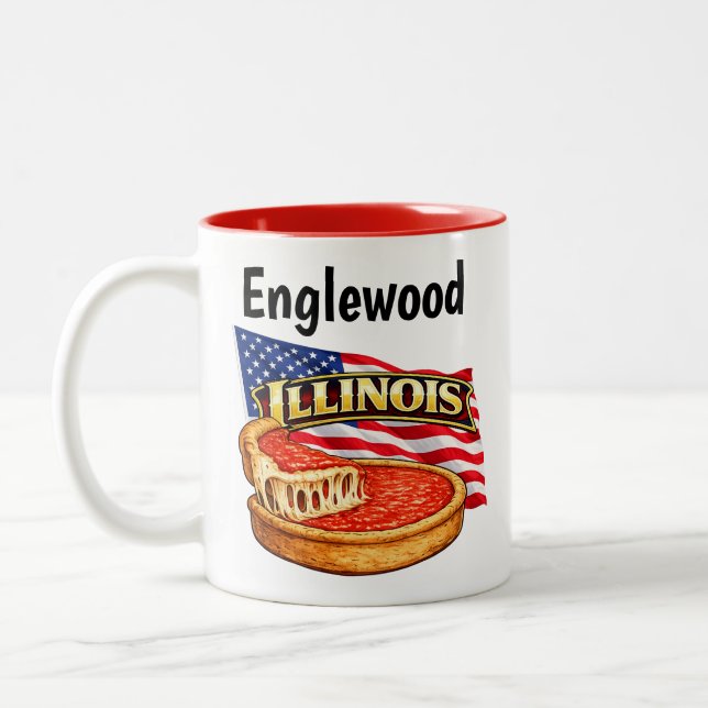 Illinois Tvåtons Mugg (Vänster)