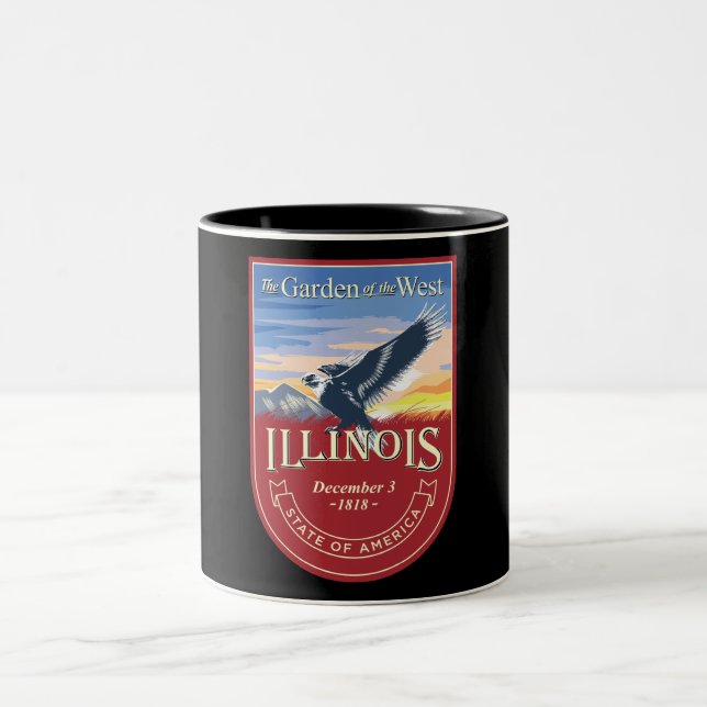 Illinois Two-Tone Coffee Mugg (Center)