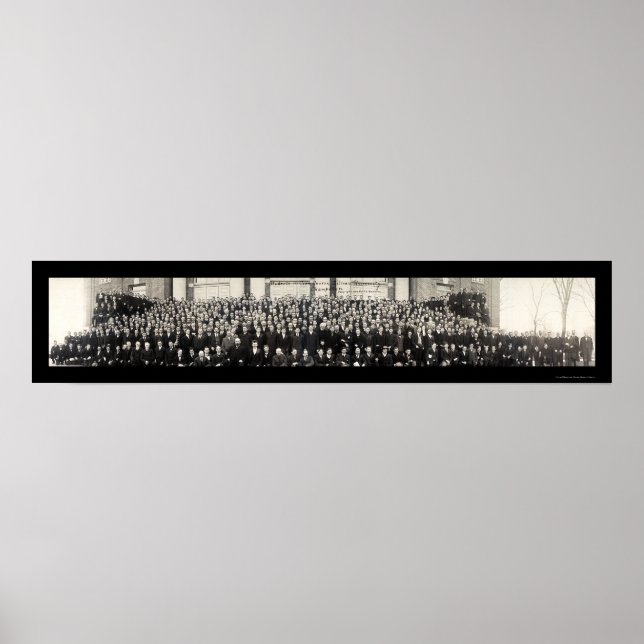 Illinois Universiteten Studenter Photo 1909 Poster (Framsidan)