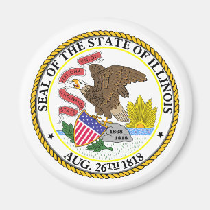 Illinois USA Magnet