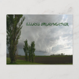ILLINOIS VÅR WEATHER VYKORT