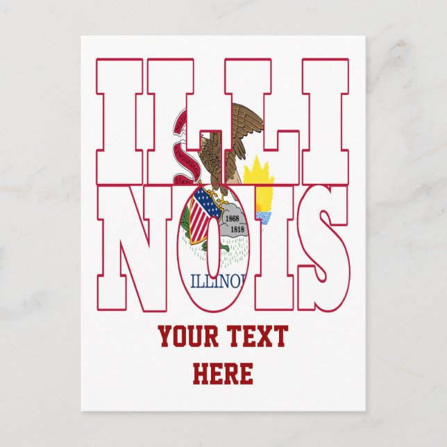 Illinois Vykort (Framsida)