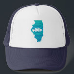 Illinois Wave Fishing Keps<br><div class="desc">With diverse fishing opportunities across the state Illinois boasts a wide variety of fish species and numerous locations,  including Lake Michigan,  the Illinois River,  and many smaller lakes and ponds.</div>