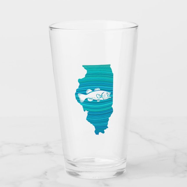Illinois Wave Fiske Glaskopp (Framsida)