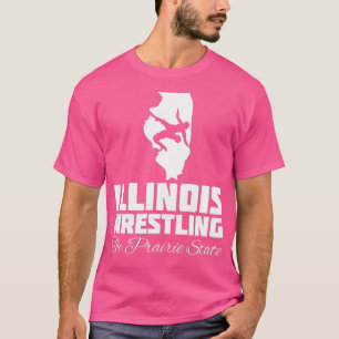 Illinois Wrestling USA State Wrestling T Shirt