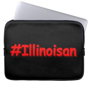 "#Illinoisan " Cute Design. Köp nu Laptop Fodral