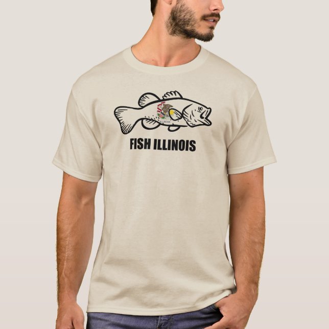 Illinoisbass T Shirt (Framsida)