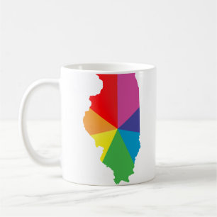 illinoiserat pride. kaffemugg