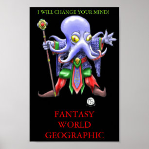 ILLITHIDMON CHIBI VARAR BESVÄRAD GEO FÖR POSTER