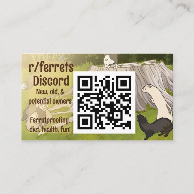 Illrar Discord Card Visitkort (Framsida)