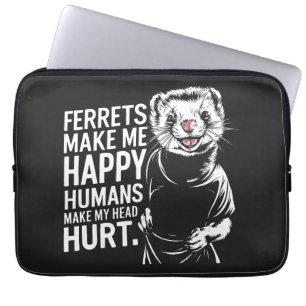 Illrar gör mig till Lycklig Humans och gör mitt hu Laptop Fodral