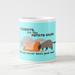 Illrar liknar Potato Chip Jumbo Blue Mugg