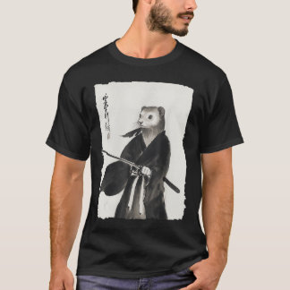Illrar Samuraj Japansk Vintage Krigar Konst Anime T Shirt