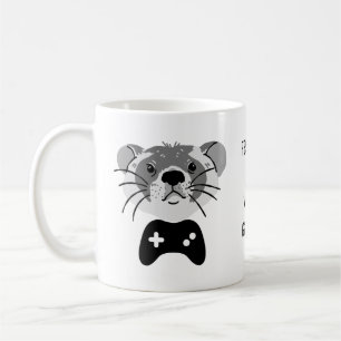 Illrar spelar videospel - Tecknad Kaffemugg