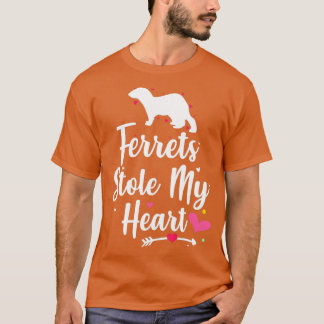 Illrar Stolar mitt hjärta Valentines day Animal Lo T Shirt